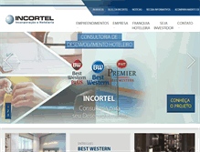 Tablet Screenshot of incortel.com.br